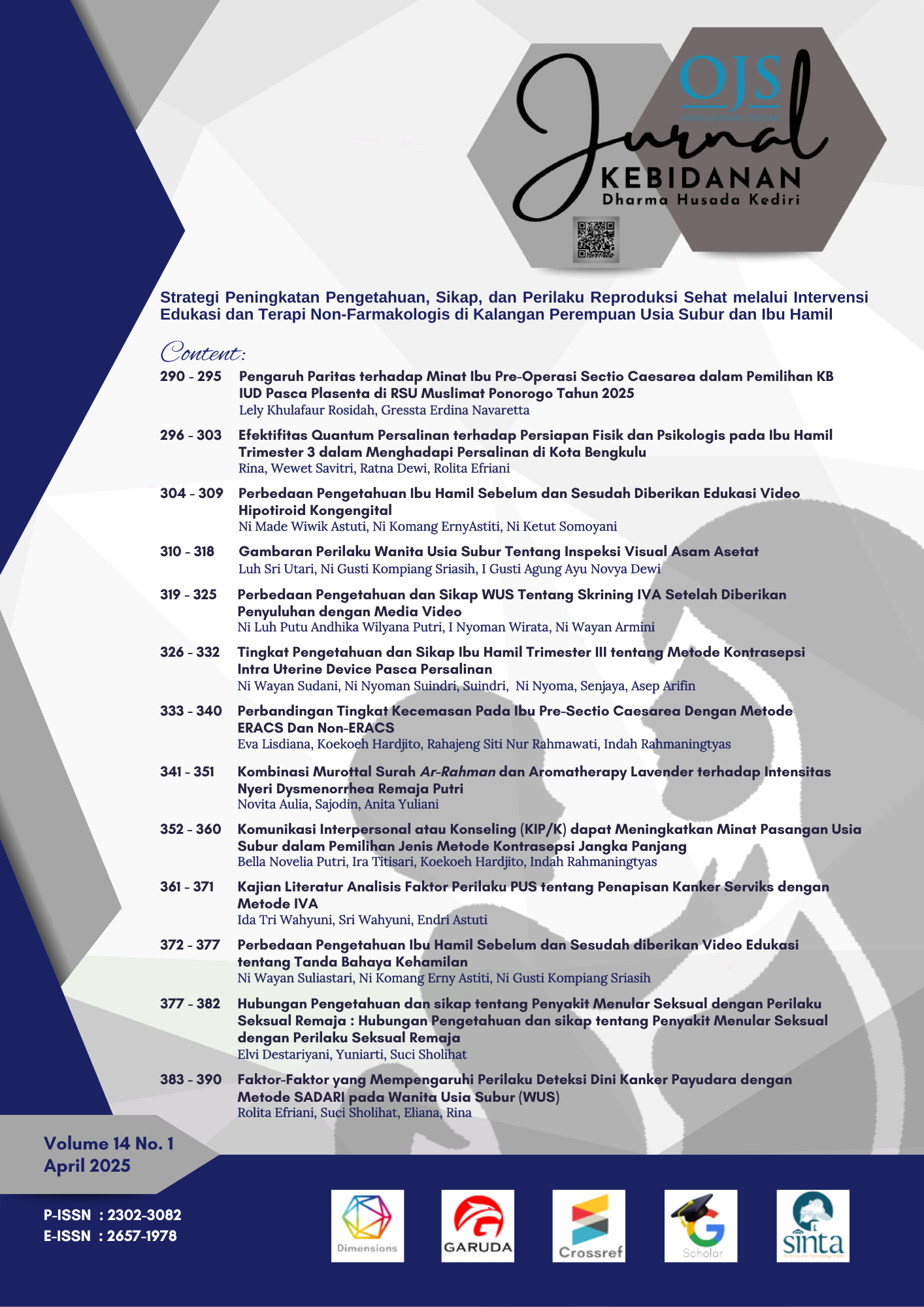 View Vol. 14 No. 1 (2025): JKDH